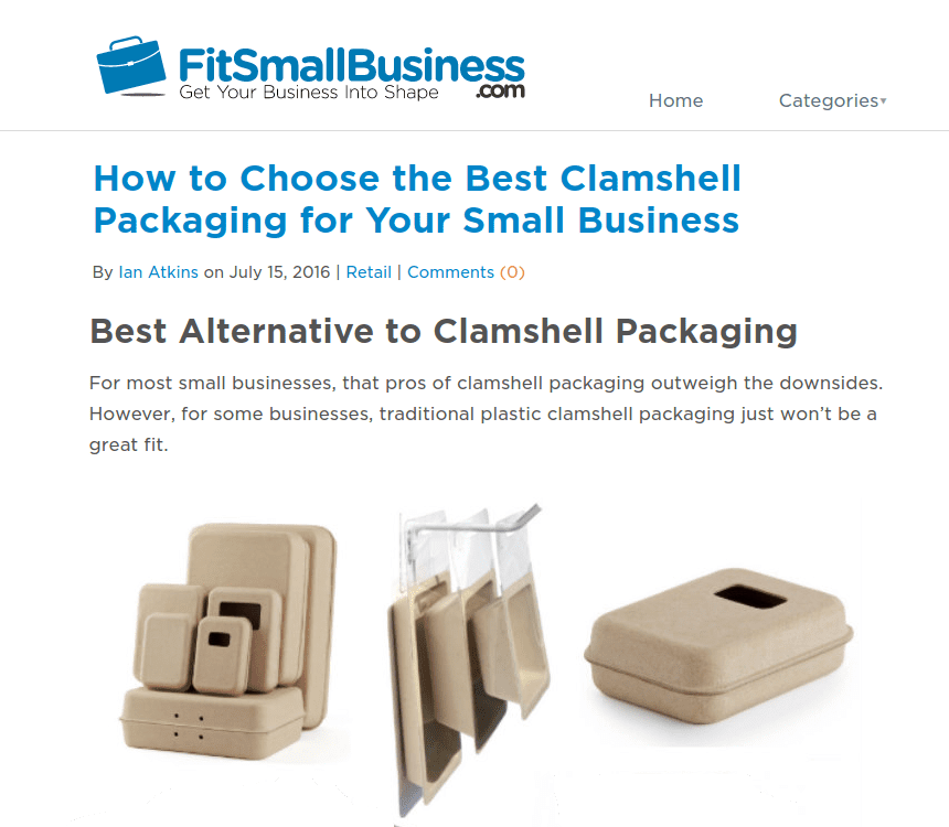 Best Alternative to Plastic Clamshell Packaging