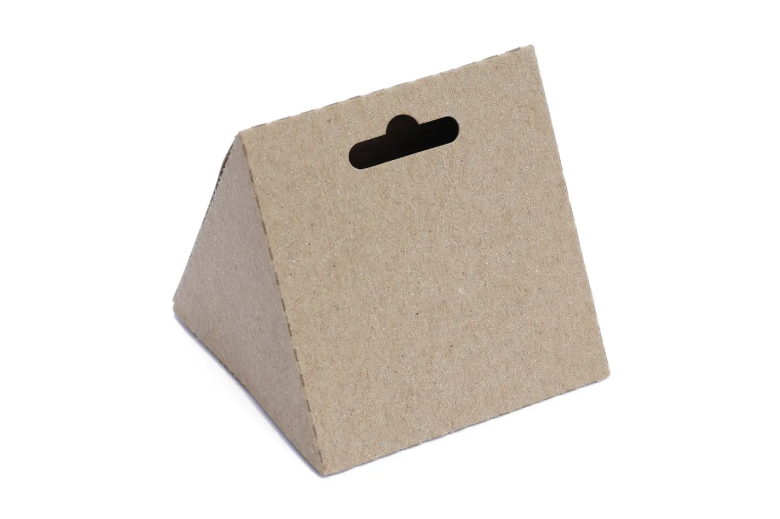 triangle-lgC-1540 Triangle kraft chipboard locking tab box