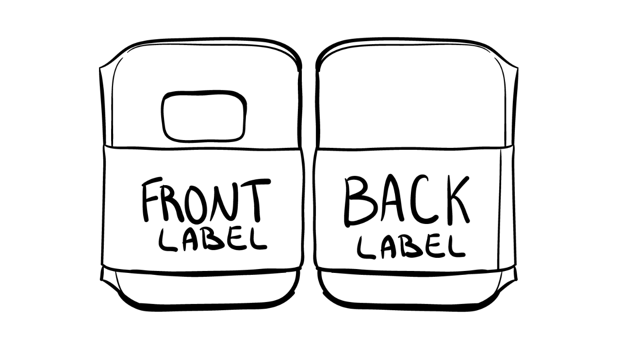 clamshell and sleeve drawings