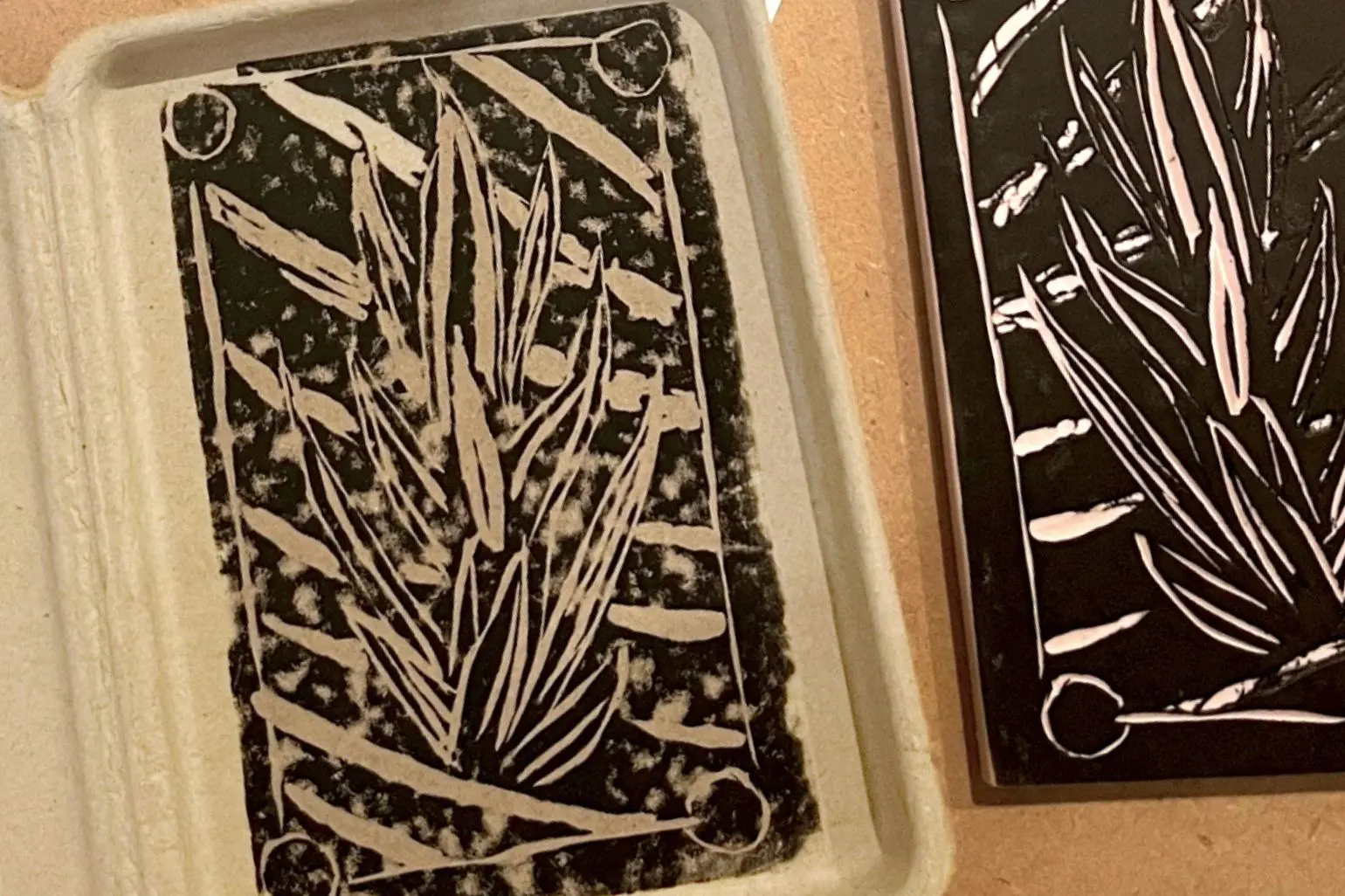 block print packaging block printed packaging
