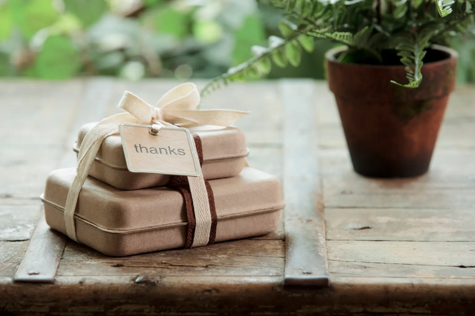 gift box packaging thank you gift for wedding