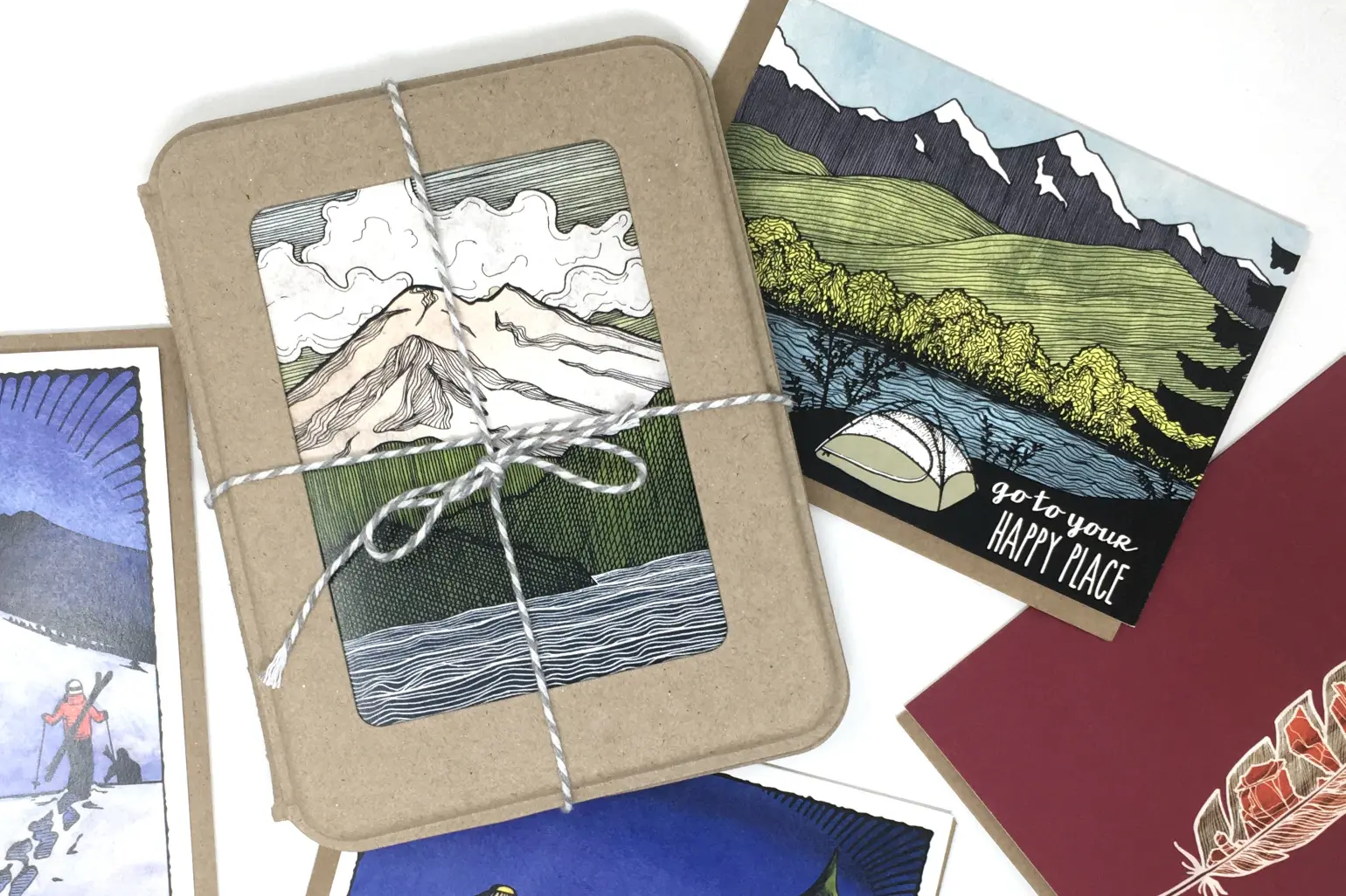 Greeting Card Box with Window - Eco Friendly Packaging