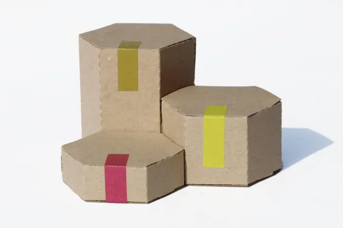 Hexagonal box for candles