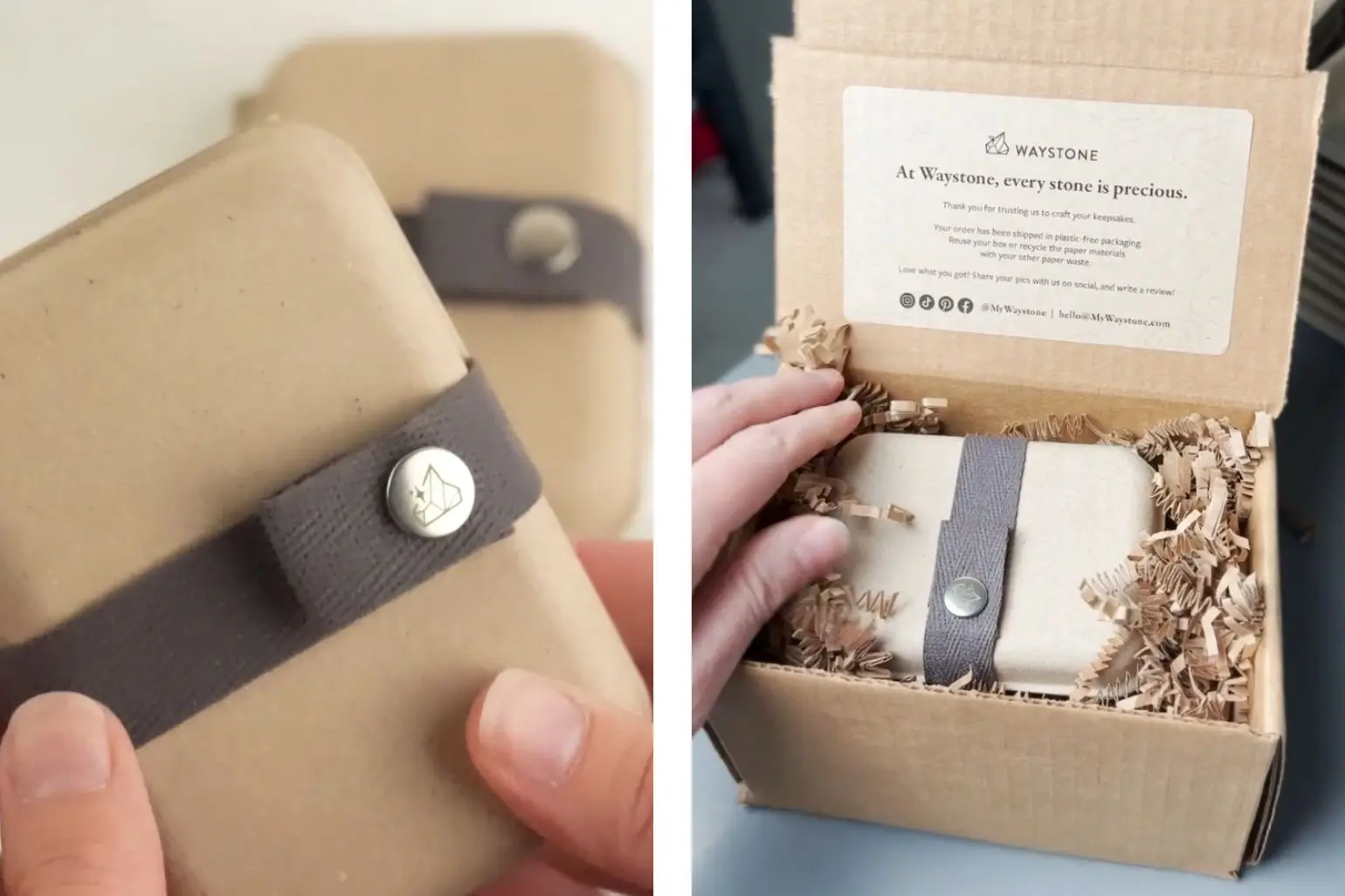 DIY gift box for necklace