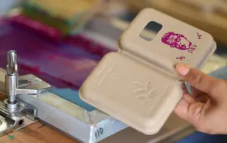 screen printed clamshell box