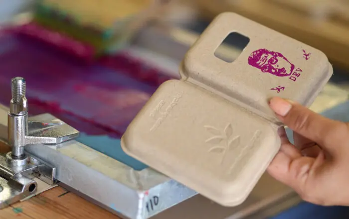screen printed clamshell box