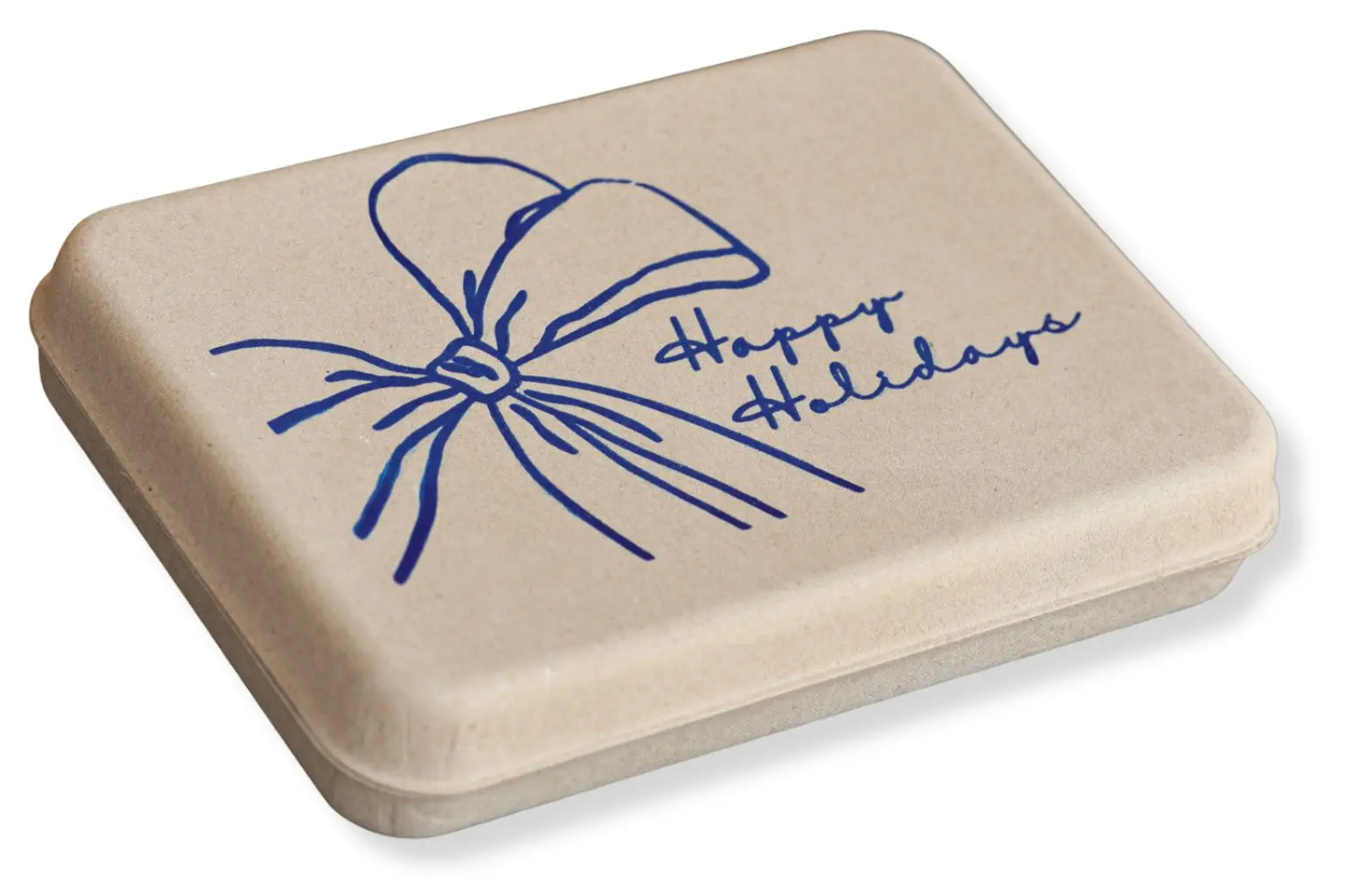 gift box, ribbon with custom print