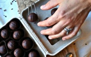farmhouse chocolate truffle packaging