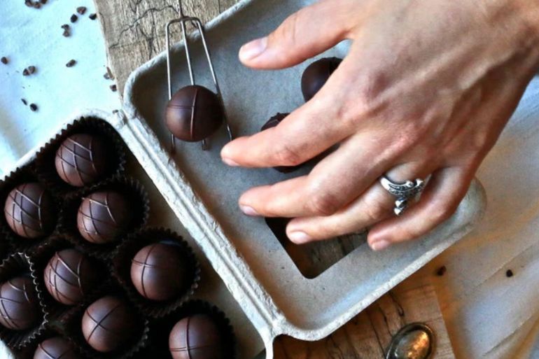 chocolate truffle packaging