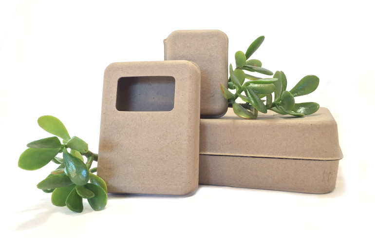 Medium clamshell with window Environmentally Friendly Packaging