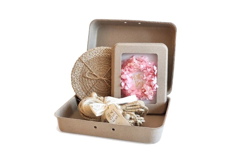 Mother's Day gift box set with sustainable packaging