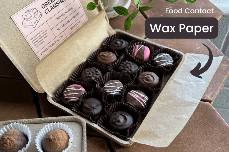 Wax Paper Chocolate Box