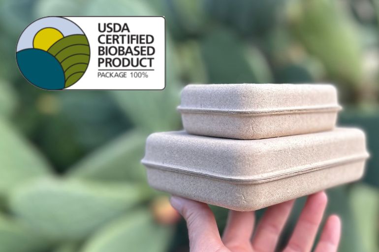 USDA Biopreferred - 100% Biobased sustainable packaging