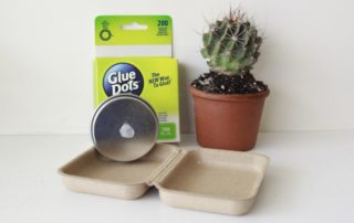 glue dots - Small business packaging tip