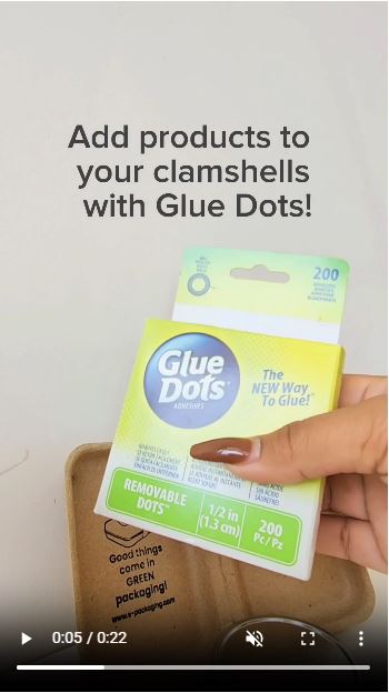 Use Glue Dots to Secure Your Product - Sustainable Packaging